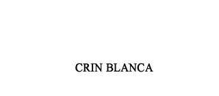 Crin Blanca
